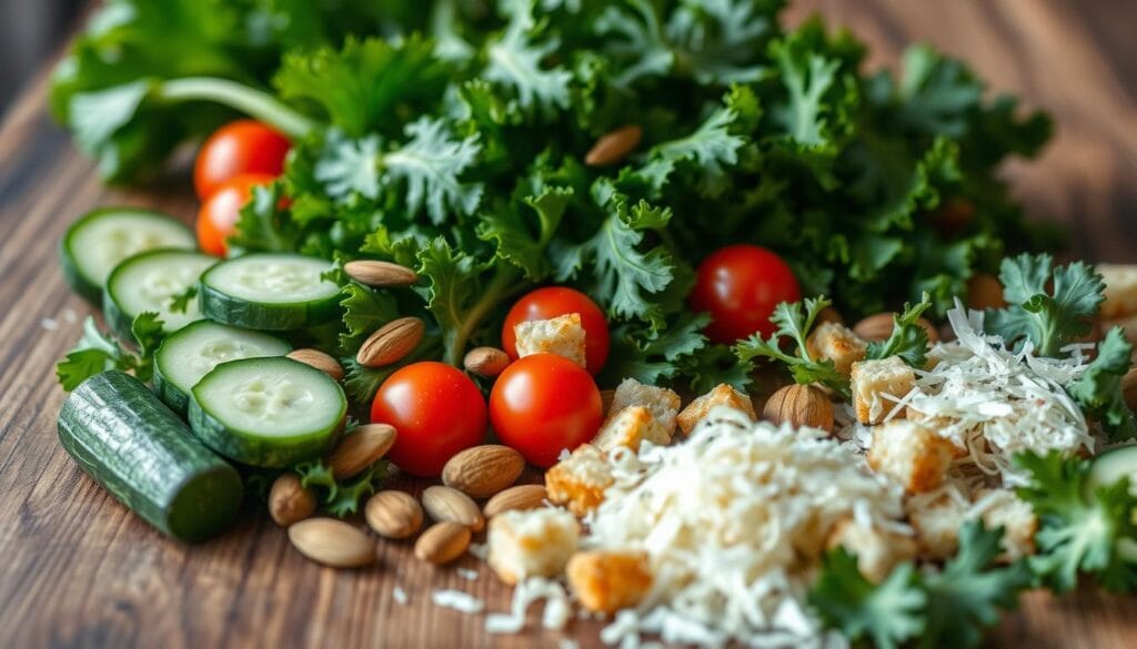 Kale Salad Ingredients