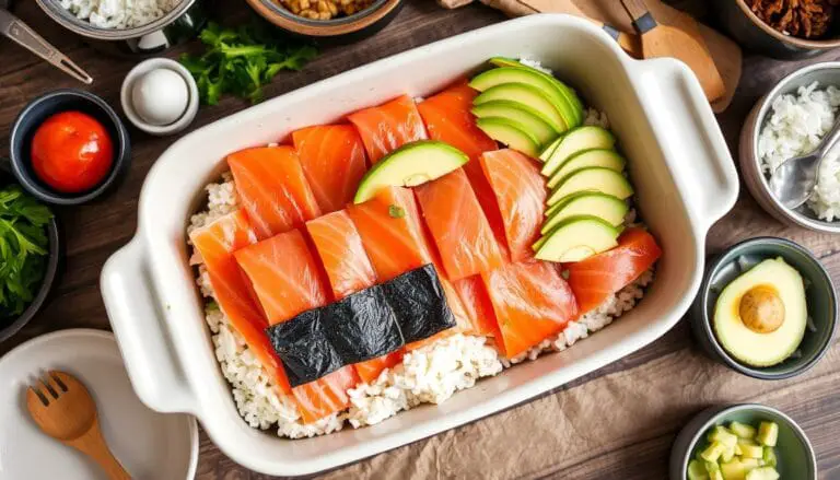 sushi salmon bake