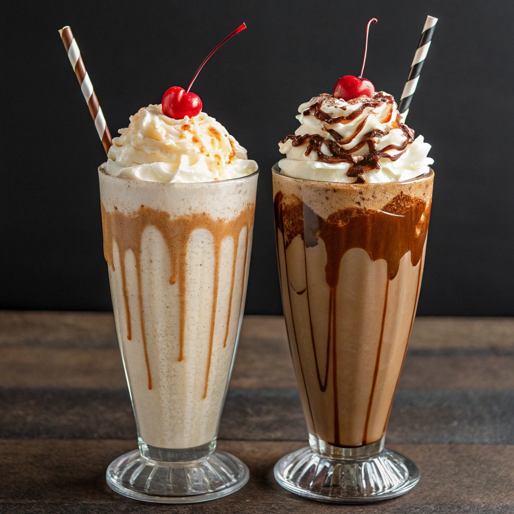 Best milkshake recipe in a diner-style glass