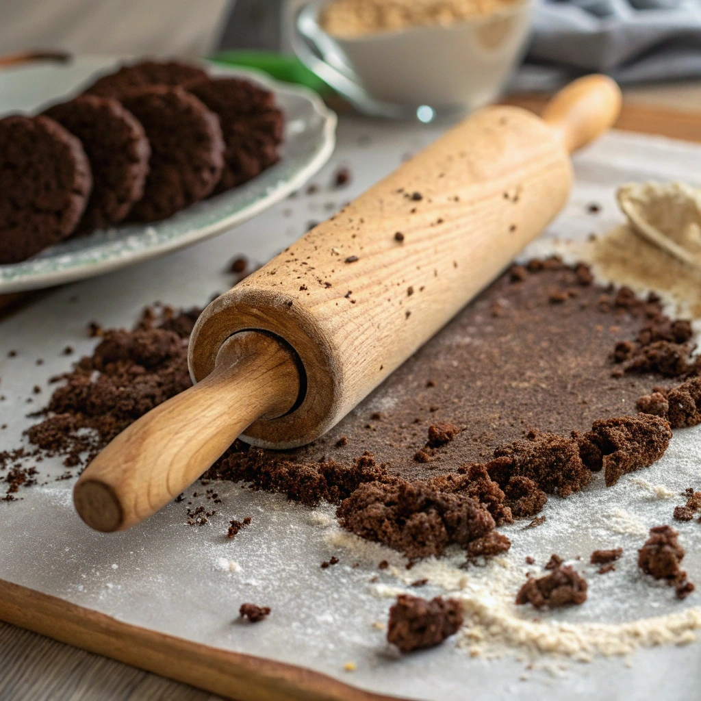 Rolling chocolate graham cracker dough recipe