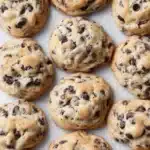 Giant chocolate chip cookies from Kroll's Cookies with melted chocolate chunks